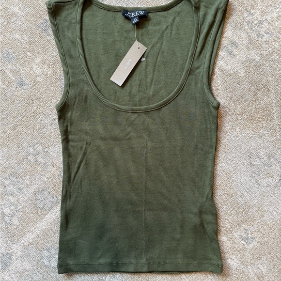 J. Crew Tops - J. Crew Olive Green Women's Tank Top